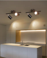 Lámpara De Techo LED Ajustable Para Sala De Estar Dormitorio Y Cocina Decoración Negra Con 2/3/4 Cabezas Rotativas Diseño De Iluminación Spot - details 5