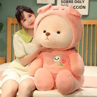 Juguete De Peluche Teddy Oso Con Sombrero Desmontable Dinosaurio Cerdo Y Otros Personajes De Dibujos Animados Para Niños Regalo De Cumpleaños - details 37