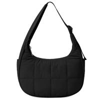 Bolso De Hombro Para Mujer Puffer Crescent Cuadrado Ajustable Con Cremallera Bolso De Viaje De Nylon Para Trabajo - details 2