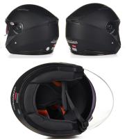 Casco de moto ultraligero ajustable Sol-Resistant a prueba de fuga antiniebla Doble lente Cara Abierta helbres Mujeres scooter 3/4 medium helmet para cuatro Estaciones - details 1