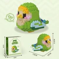 Mini Bloques De Construcción 3D Serie Pájaro Bonito Modelo De Perro Pollo En Ladrillos Juguete Decorativo Para Mesa Regalos Para Niños - details 8