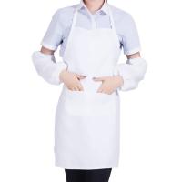 Bata De Cocina Blanca Para Hombres Y Mujeres Bib Sin Mangas De Material No Tejido Para Chef Gril Restaurante Bar Tienda Cafés Estudios De Belleza Uniforme De Trabajo - details 2