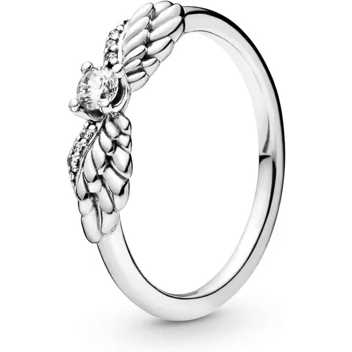 Anillo Pandora Alas de Ángel Brillantes, Ref: 198500C01 - 1