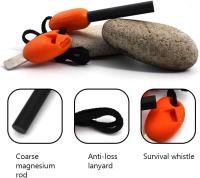 1 unids Fire Starter Kit pedernal y acero de supervivencia al aire libre herramienta de supervivencia de emergencia para viajar camping senderismo - details 1