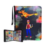 Álbum de tarjetas, carpeta de colección para cartas de juego, álbum de cartas EVA, organizador de barajas.（4 casillas, 50 páginas, 400 tarjetas.） - details 0