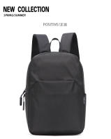 Mochila De Lona Mini Para Hombre Negro Moda Escuela Japonesa Pequeña Impermeable Con Manija Y Bolsillos Interior Capacidad Baja - details 9