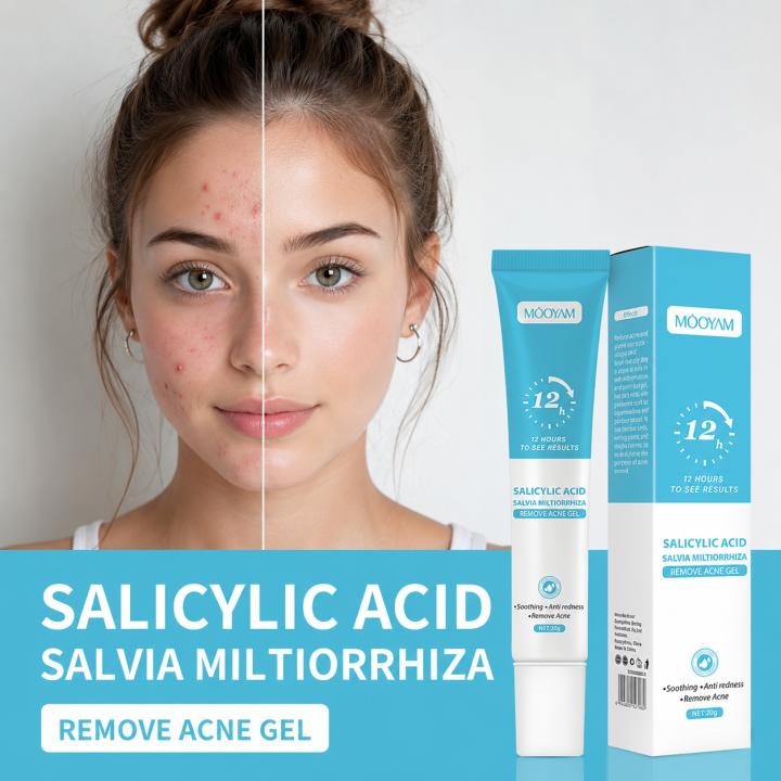 Gel antiacné con ácido salicílico para piel acneica, limpia los poros en profundidad, reduce granos e imperfecciones y… — oferta en Miravia