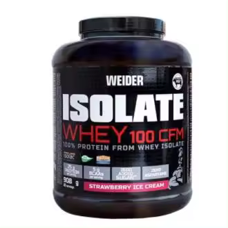 WEIDER ISOLATE WHEY 100 CFM fresa 908gr. - 1