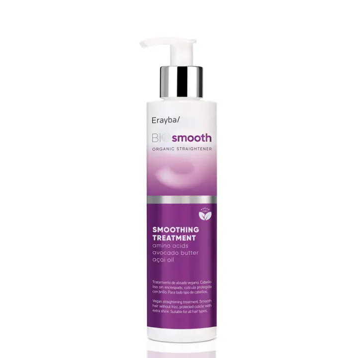 ERAYBA BIO SMOOTH ORGANIC SMOOTHING TREATMENT 200ml. amino acids  avocado oil  açai fruit - 1