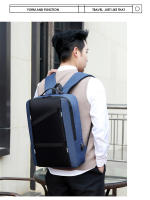 Mochila Impermeable para Hombre, Morral Antirrobo con Luz Trasera, Informal, Bolsa de Viaje, Ordenador Portátil de 15.6 Pulgadas, Accesorio de Negocios - details 3