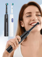 Cepillo De Dientes Eléctrico Rotativo 5 Modos Sonic Limpiador De Placa Para Adultos Recargable Con Cabezales Intercambiables Incluidos - details 12