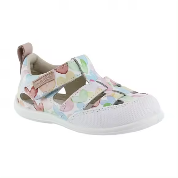 Sandalia respetuosa ZapyFlex 2 Tiras Corazones Multicolor Zapy IZAP25E03 - 1