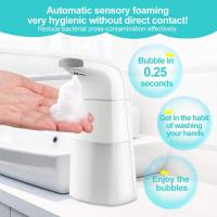 Dispensador automático de jabón de espuma 310ml dispensador de jabón líquido con sensor infrarrojo alimentado por 3 pilas AA para baño cocina escuela Oficina - details 4