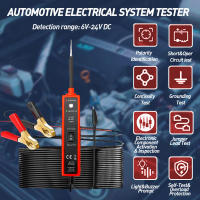 Prueba De Circuito Eléctrico Con Luz De Prueba 6-24V DC Identificador De Continuidad Polarity Automotriz Componente Electrónico - details 2