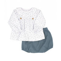 Rapife Conjunto Pack punto estampado de bebé Niña 5813W21 VERDE-26 ropa niños Winter ROYALE CORDONETS - details 1