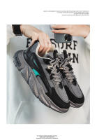 Zapatos Deportivos Casuales Para Hombre 2023 Tendencia Nueva Suela Gruesa Transpirables Malla Zapatillas Con Cordones - details 7
