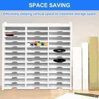 Caja De Almacenamiento Para Tinta Y Suministros De Manualidades Con 36 Slots Gran Capacidad De Plástico Para Impresión Y Scrapbooking - details 3