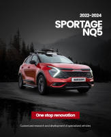 Cubiertas De Bowls De Puerta Exterior Para Kia Sportage NQ5 5 2022-2024 Protector De Fibra De Carbono Accesorios De Estilo Cromado ABS Negro - details 0