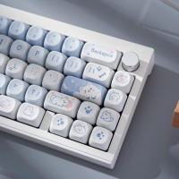 USLION Kit De Keycaps 95 Teclas Tema Gato Postre MOA Perfil Para Teclado Mecánico GMK67 Gaming Compatible Con 61/64/68/84/75/87 Teclas - details 9
