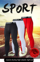 Pantalones De Entrenamiento De Compresión Para Hombres Ropa Deportiva Quick Dry Leggings Para Correr Y Ejercicios Fitness Con Cierre Elástico - details 1