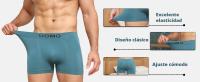 Liababylove, pack 12 Calzoncillos Licra Sin Costuras Boxer Hombre Suaves, Elásticos y Cómodos - Colección UOMO , tres tallas disponibles, adaptables, transpirables, tres tallas a elegir - details 0