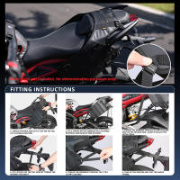 Base De Montaje Para Bolsa De Sillín De Motocicleta Universal Bolsa De Asiento Trasero/Bolsa De Tanque De Combustible Material De Tela De 500D Negro - details 6