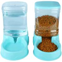 Dispensador Automático De Alimentos Para Perros Y Gatos 3.8L Material PP Tazón De Agua Y Alimentos Para Mascotas Grandes - details 0