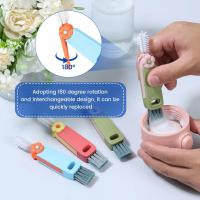 Juego de cepillo de limpieza de tapa de taza 3 en 1-Limpiador de tapa con cepillo, cepillos multifuncionales, eficientes y duraderos para Gap3-Pack de botellas - details 3