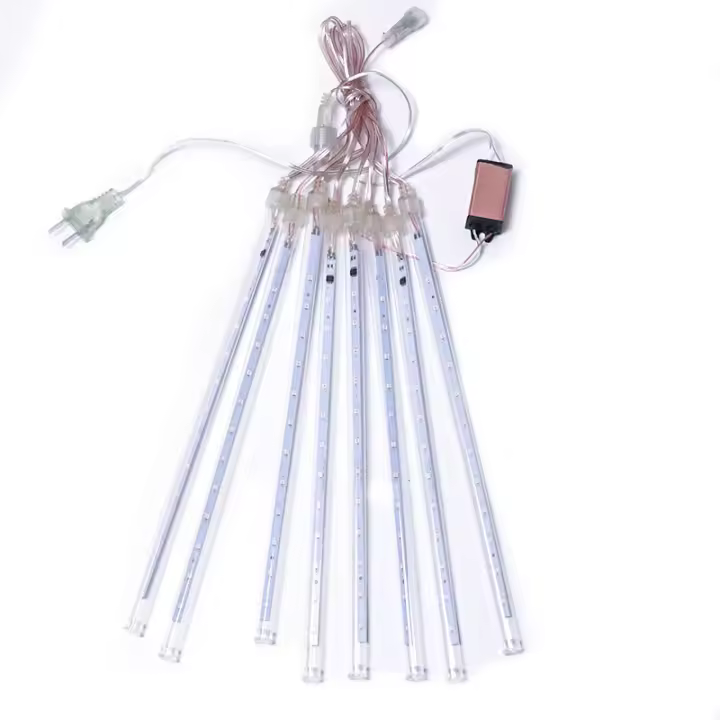 1PC Luz De Lluvia De Meteoros LED 30CM Luces Impermeables De Gotas De Lluvia Para Decoración De Patio Navidad Y Fiesta - 1
