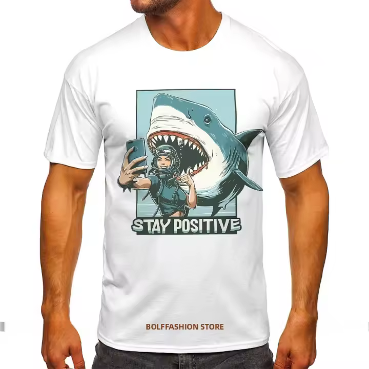 Camiseta De Algodón 100% Para Hombre Con Diseño Vintage Y Humorística Camiseta Deportiva Casual Transpirable Ligera Secado Rápido Protección Solar Estirable Y Sostenible - 1