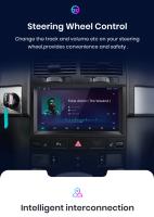 Junsun Radio Coche para Volkswagen Touareg 2002 2003 2004 2005 2006 2007 2008 2009 2010 AI Voice 2 din Pantalla Coche Android Auto Multimedia Navegación GPS Auto radio - details 13