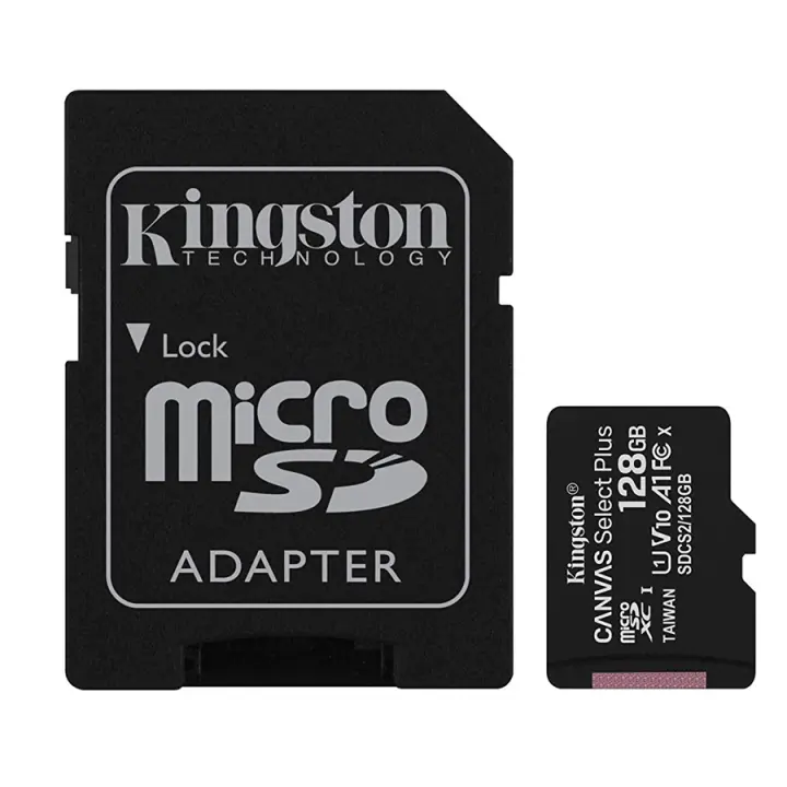 Memoria Kingston Canvas SDCS2 MicroSDXC + Adp. SD 128GB - 1