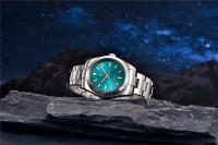 Reloj De Pulsera Mecánico Para Hombre PAGANI DESIGN Lujo Esmeralda Verde Cristal De Esmeralda Automático NH35A Acero Inoxidable Deportivo Resistente Al Agua Luz Oscurecida - details 12