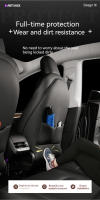 Protector De Asiento Trasero Para Tesla Model 3/Y Tapete De Cuero Antipatines Anti Suciedad Accesorio De Estilo Para Interior Del Coche Protección Para Niños - details 2