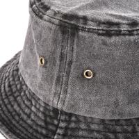 Gorro De Pescador De Leno Lavado Para Mujer Y Hombre Gorro De Buho De Color Sólido Plegable Para Exteriores Viaje Playa Protección Solar Estilo Casual - details 11