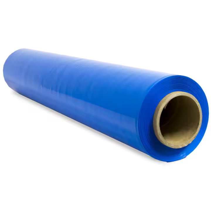 OFITURIA Film Azul para Embalar de 50 cm x 200 Metros de Longitud – Rollo de Film Elástico Manual para Embalaje Industrial – 1 unidad - 1