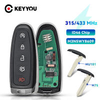 Smart Remote Key Fob Para Ford Edge Escape Expedition C-max Taurus Flex Focus KEYYOU 315/433MHz ID46 M3N5WY8609 ABS Plástico - details 0