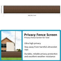 1/2Pcs Pantalla De Privacidad Para Balcón Cubierta De Malla Resistente a La Ruptura 1x6M Panel De Valla De Jardín Piscina Decorativa Para Patio - details 10