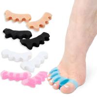 Separadores De Dedos De Silicona Para Corregir Bigotes Y Restaurar Los Dedos Herramienta De Cuidado De Los Pies Rectificador De Dedos - details 0