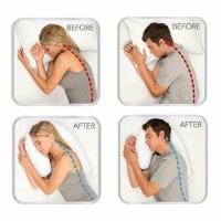 Almohada De Espalda Y Cuello En Forma De U Soporte De Memoria Con Agujeros Para Los Oídos Almohada Contorneada Para Durmientes Lados - details 3