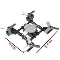 Bloques De Construcción DIY Para Juguete De Avión De Combate Aleman Bf-109 Modelo De Soldado Militar WW2 Para Niños - details 5