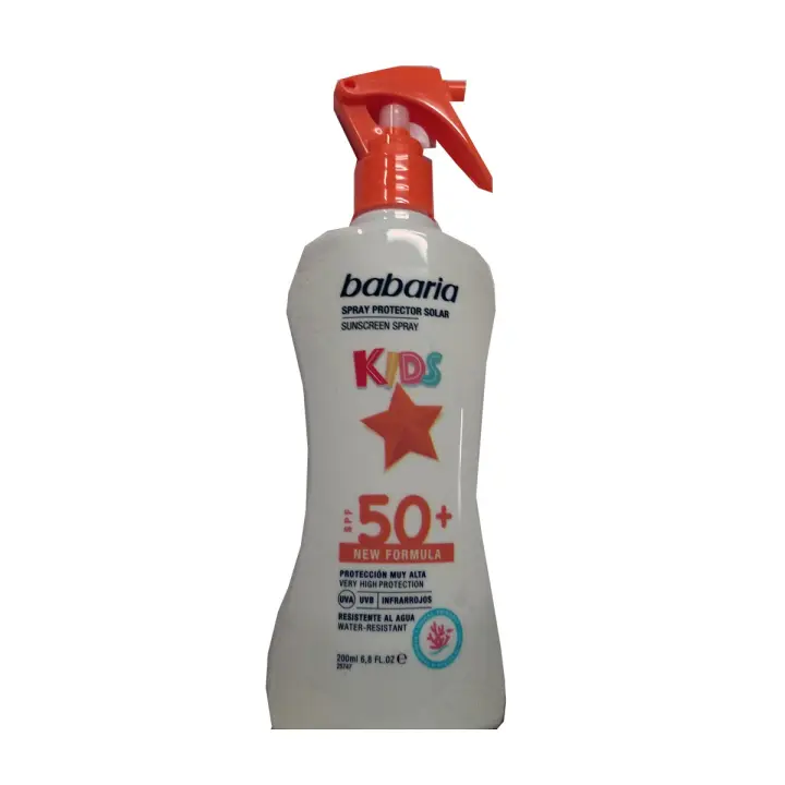 BABARIA KIDS SPRAY SPF50+ 200ML VAPORIZADOR - 1
