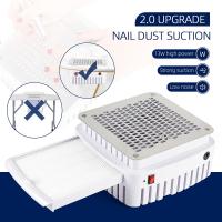 Colector De Polvo Para Uñas Profesional Colección De Vácuo De Escritorio Para Manicura Con Ventilador Y Filtro Para Gel De Uñas - details 7