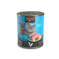 LEONARDO KITTEN - Pack de 6 latas de alimento húmedo para gatitos cachorros con carne fresca, rico en ave - details 4
