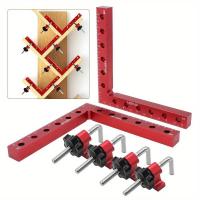 Juego De Herramientas De Carpintero 160MM 90 Grados L-Auxiliar Panel De Posicionamiento Clip Fijo Herramienta De Carpintero Para Madera - details 7