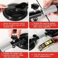Placa De Vacío Para Ventosa De Aluminio Resistente Al Desgaste Y La Rusticidad Con Gancho Y Mango Para Mover Ventanas De Vidrio Y Azulejos Elevadores Y Arrastre De Dientes - details 5
