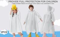 2 Poncho de lluvia para niños, impermeable, reutilizable, chibasquero para niños, transpirable, con capucha - details 4