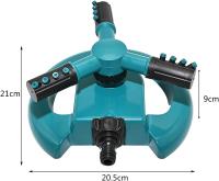 Garden Sprinkler Automatic Lawn Sprinkler 360 Degree Rotating Grass Lawn Plants Veggies Sprinkler - details 2