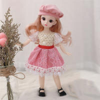 Muñeca Bjd De 30cm Con 12 Articulaciones Móviles Ojos Marrones 3D Ropa Y Zapatos Incluidos Juguetes Para Niñas Regalo Para Niños - details 12