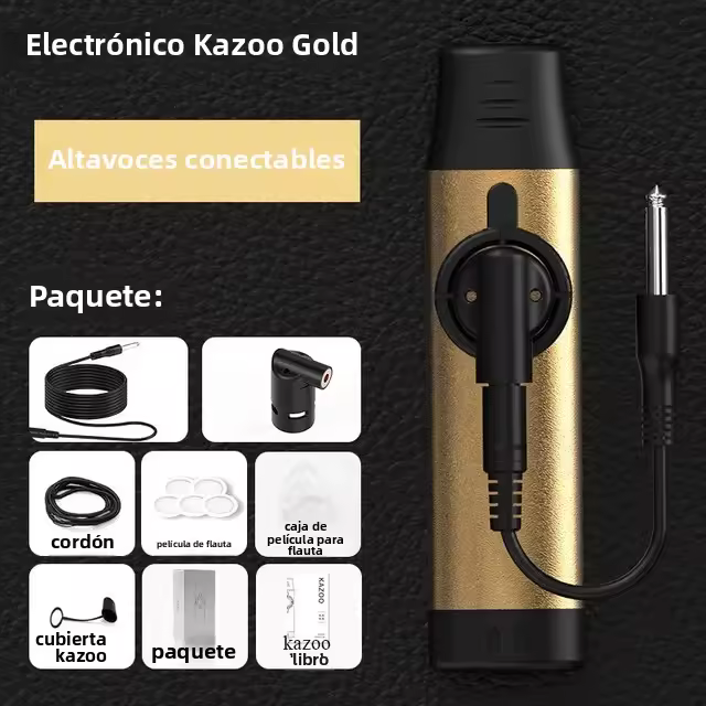 Kazoo Profesional De Aleación De Aluminio Instrumento De Viento De Madera Flauta De Metal Kazu Piccolo Regalos Musicales - 1